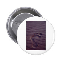 Footstep Pinback Button