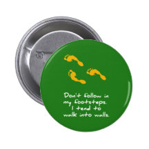 Footsteps Sarcastic Button