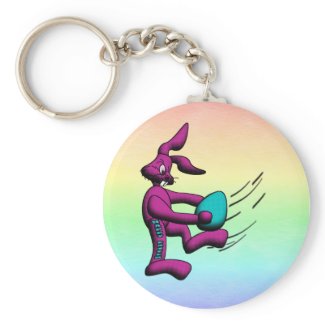 Footy Bunny keychain