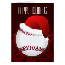 for a baseball player Christmas Cards