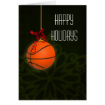 for a basketball player Christmas Cards cards