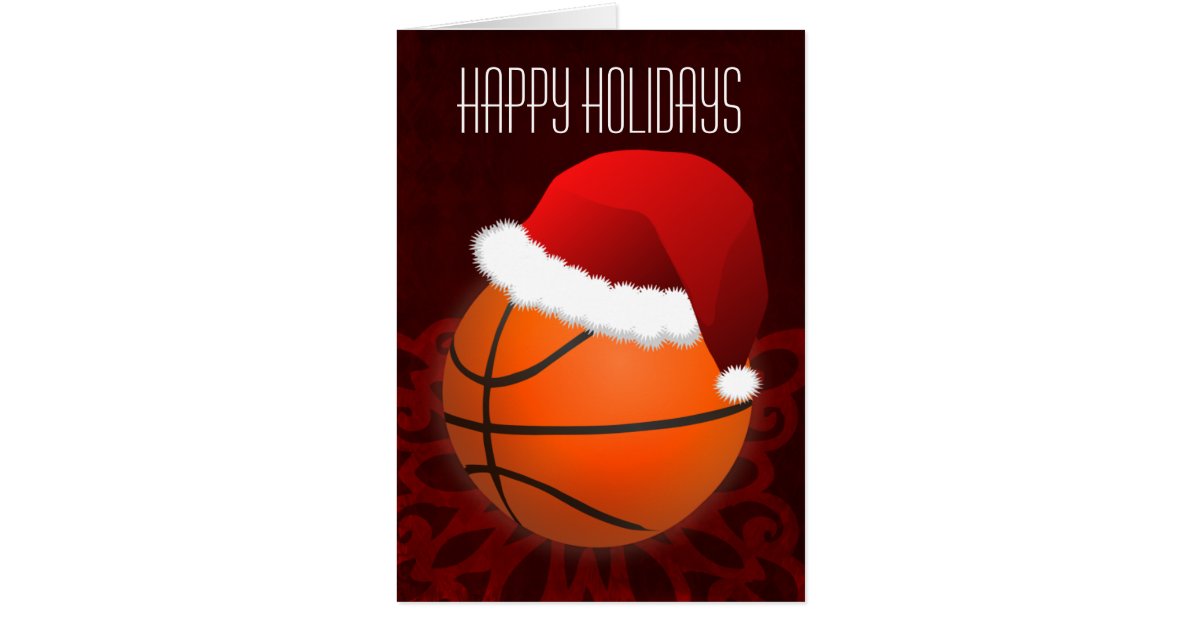 for a basketball player Christmas Cards Zazzle