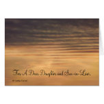 For A Dear Daughter & Son-in-Law Anniversary Card