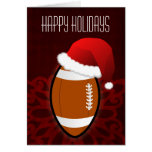 for a football player Christmas Cards cards