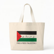 For a free palestine! canvas bags