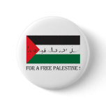 For a free palestine! button