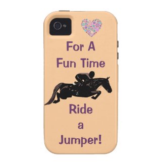 For A Fun Time, Ride A Jumper iPhone 4 Case