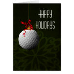 for a golfer Christmas Cards cards