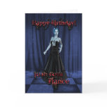 For a Goth fiance,A Vampire Birthday card