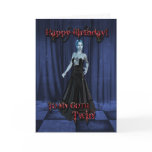 For a Goth twin,A Vampire Birthday card