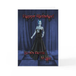 For a Goth wife,A Vampire Birthday card