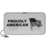 For a patriot from the USA: American Flag Travelling Speakers