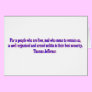 For a people who are free.....