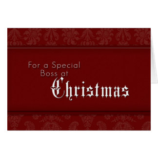 Boss Christmas Cards | Zazzle