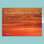 For a Special Daughter & "Son"  Anniversary Card cards