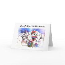 For A Special Grandson Greeting Card