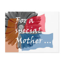 For a Special Mother postcards