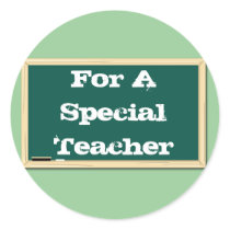 For A Special Teacher Chalkboard Sticker by CapturingCreations For A Special Teacher Chalkboard Sticker