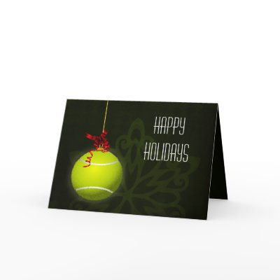 for a tennis player Christmas Cards Zazzle_card for a tennis player Christmas Cards Zazzle_card