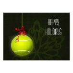 for a tennis player Christmas Cards invitations