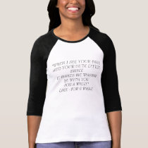 FOR A WHILE t-shirts