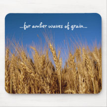 ...for amber waves of grain... mousepads