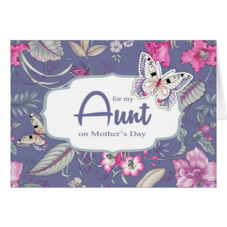 Happy Mothers Day Aunt Cards | Zazzle