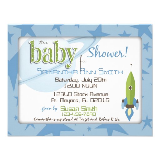 For Baby Boy Invitation Card 2