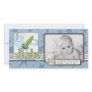 For Baby Boy Photo Card