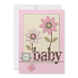 For Baby Girl Invitation