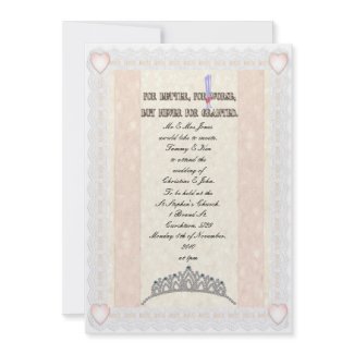 For Better or Worse invitation invitation