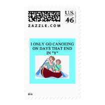 for canoeing lovers postage