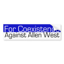 For Coexistence Bumper Sticker bumper stickers