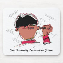 For Creativity Loosen One Screw Mousemat mousepads
