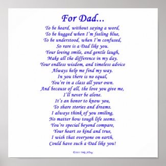 For Dad print