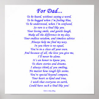 Dad Poem Posters 