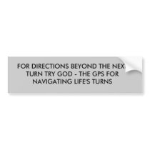 FOR DIRECTIONS bumper stickers by pricelesscreativity FOR DIRECTIONS bumper stickers