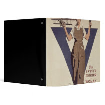 For Every Fighter a Woman Worker Binders