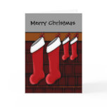 For expecting parents of twins Christmas stockings cards