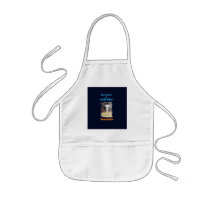 For Fear of Little Men - VISION D-8 UFO Book Cover Apron