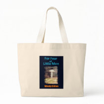 For Fear of Little Men - VISION D-8 UFO Book Cover Tote Bags