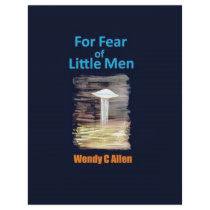 For Fear of Little Men - VISION D-8 UFO Book Cover Flyer Design