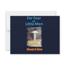 For Fear of Little Men - VISION D-8 UFO Book Cover invitations by twighlightmanor For Fear of Little Men - VISION D-8 UFO Book Cover invitations