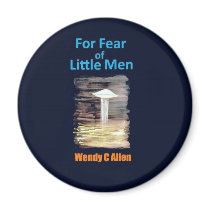 For Fear of Little Men - VISION D-8 UFO Book Cover Fridge Magnets