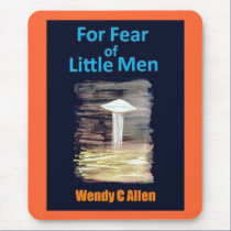 For Fear of Little Men - VISION D-8 UFO Book Cover mousepads by twighlightmanor For Fear of Little Men - VISION D-8 UFO Book Cover mousepads