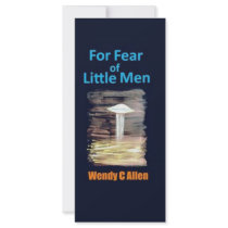 For Fear of Little Men - VISION D-8 UFO Book Cover Full Color Rack Card