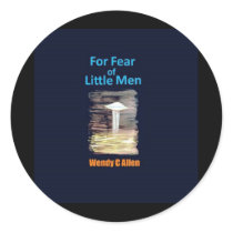 For Fear of Little Men - VISION D-8 UFO Book Cover Round Stickers