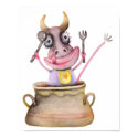 For Funny Cow is a Lunch time! posters by biliana For Funny Cow is a Lunch time! posters