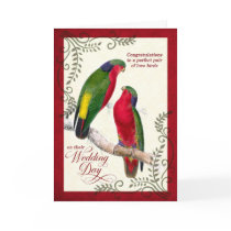 For Gay/Lesbian Couple on their Wedding Day Cards