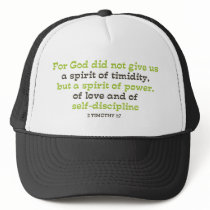 For God did not Give us a Spirit of Timidity Hats